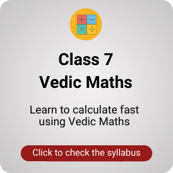 Class 7 Vedic Maths Course