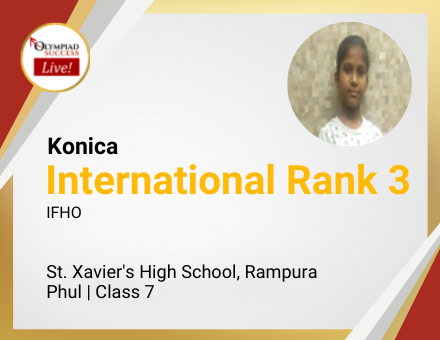 Konica secured International Rank 3 in IFHO